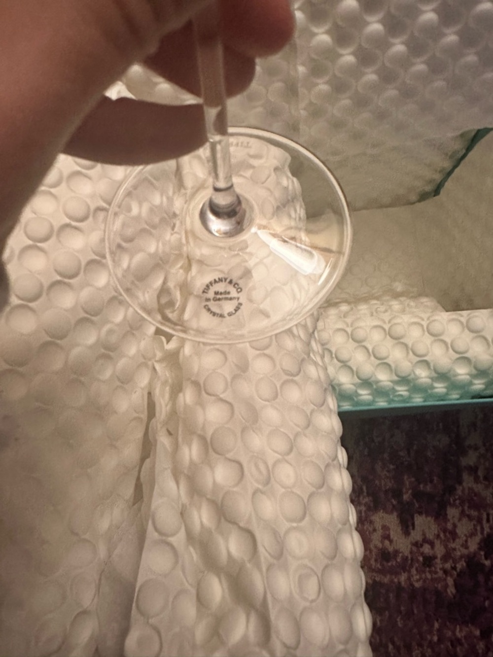 Tiffany & Co. Crystal Glass Essential Champagne Stems x2 - Picture 5 of 6